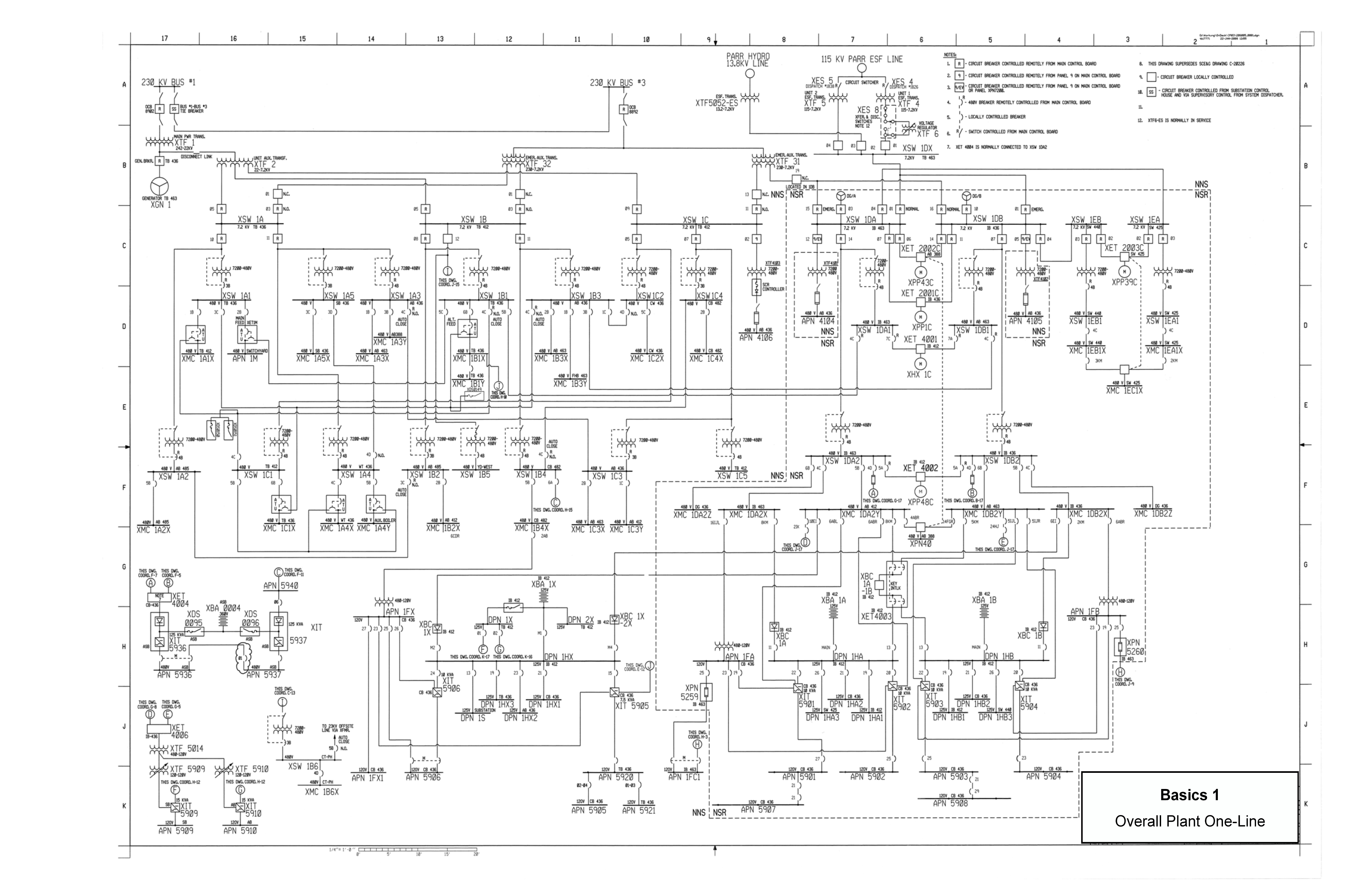 Electrical Single Line Diagram