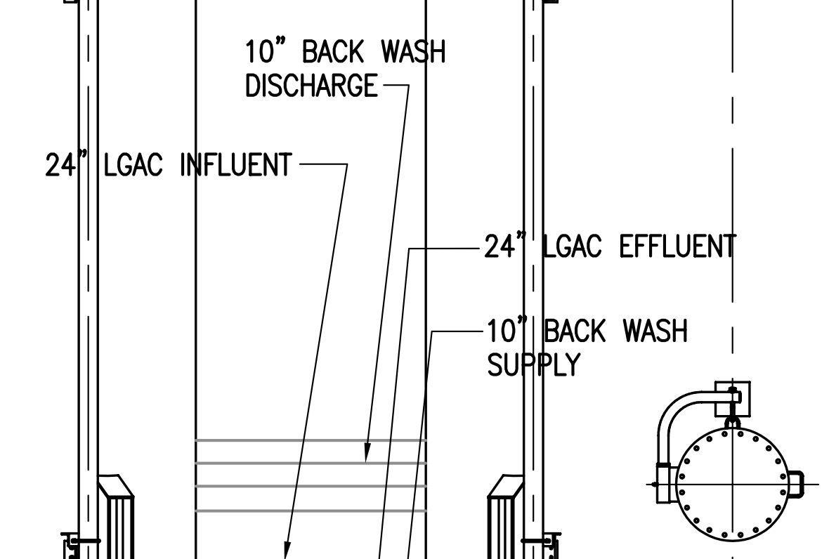 Overlapping lines in a drawing